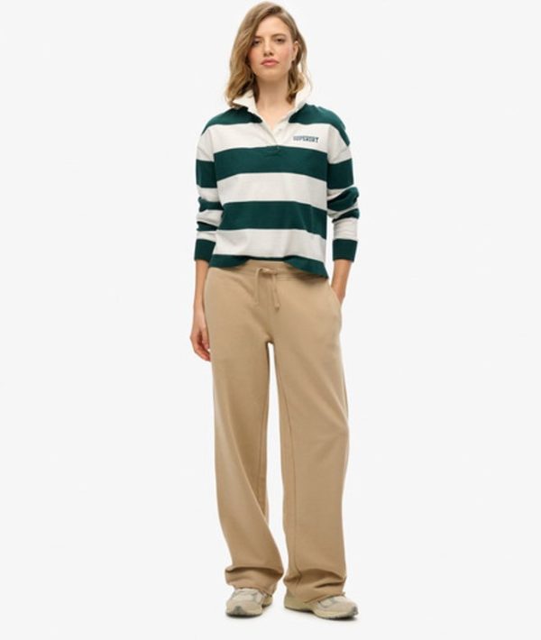 Superdry Women's Studios Joggers Beige / Light Taupe - Size: 16