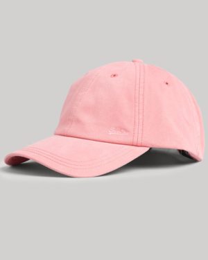Superdry Women's Vintage Embroidered Cap Cream / Coral Peach - Size: 1SIZE