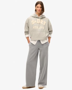 Superdry Women's Vintage Wash Straight Joggers Light Grey / Dove Grey - Size: 16