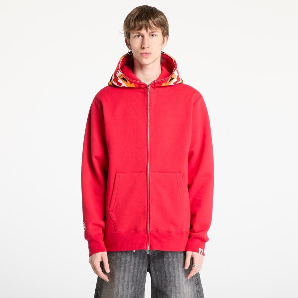 Sweatshirt A BATHING APE Tiger Full Zip Hoodie UNISEX Red XL