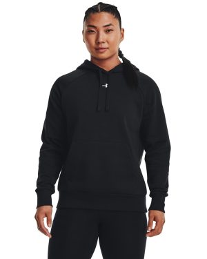 Sweatshirt Under Armour Rival Fleece Hoodie Black/ White XS