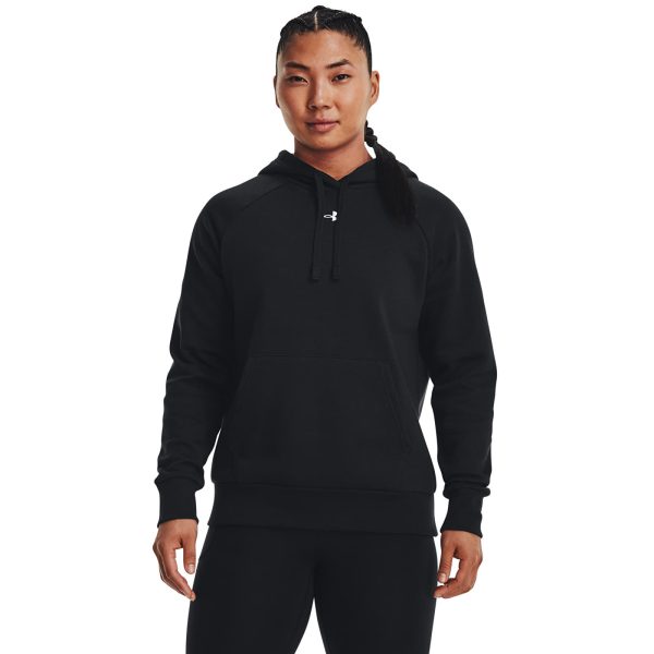 Sweatshirt Under Armour Rival Fleece Hoodie Black/ White XS