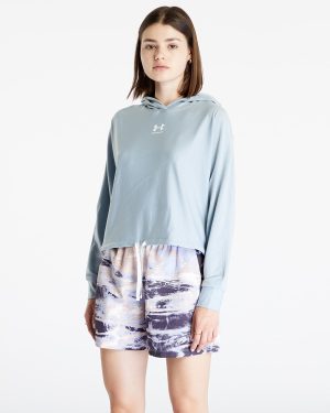 Sweatshirt Under Armour Rival Terry Oversized Hoodie Harbor Blue/ White S