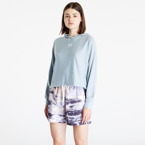 Sweatshirt Under Armour Rival Terry Oversized Hoodie Harbor Blue/ White S