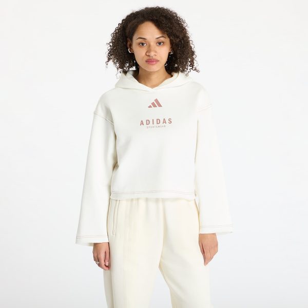 Sweatshirt adidas All Szn Loose Graphic Hoodie Off White S