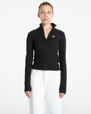 Sweatshirt adidas Essentials Rib Full Zip Tracktop Black/ Black XS