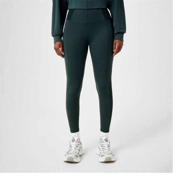 Sweaty Betty Super Soft Ribbed Yoga Leggings - Green
