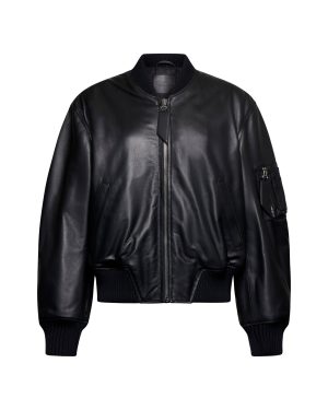THE ATTICO | Oversized leather bomber jacket | Women | 40