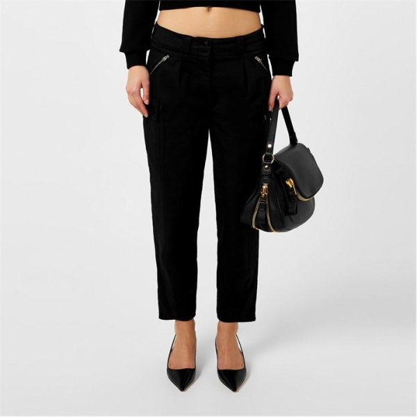 TOM FORD Cargo Cropped Trousers - Black