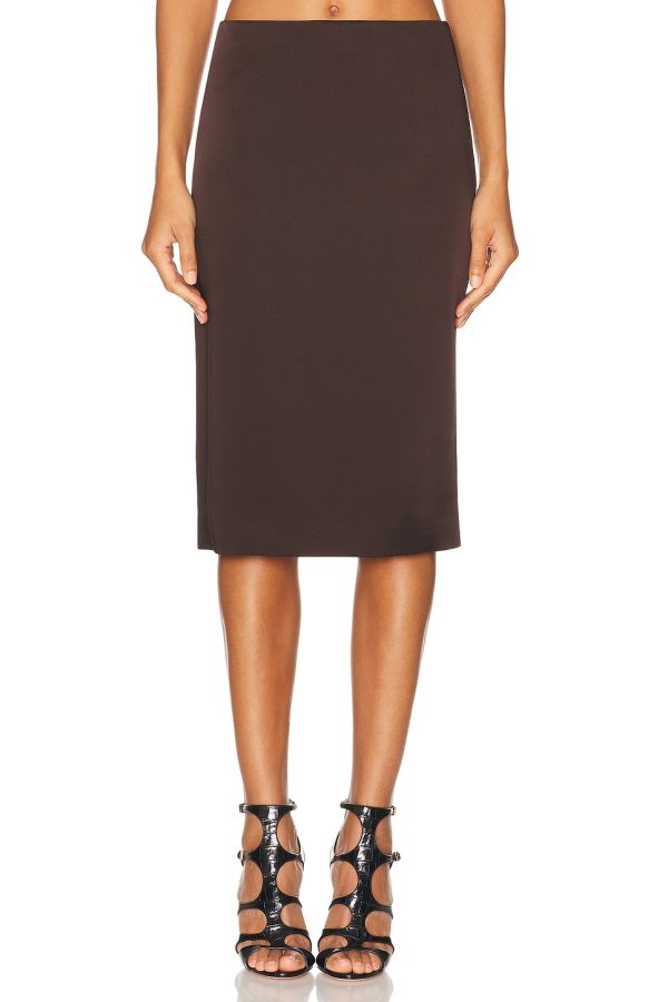 TOM FORD Pencil Skirt in Deep Brown - Brown. Size 34 (also in 36, 38, 40).