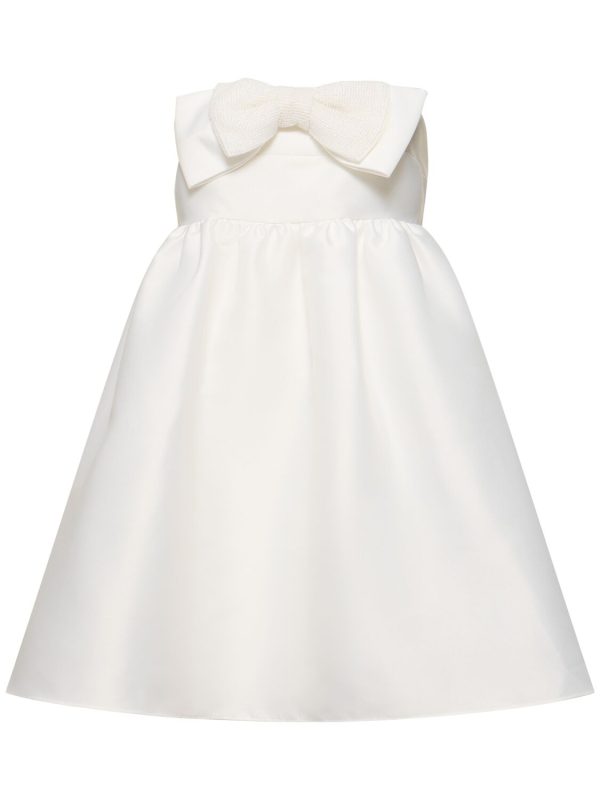 Taffeta Bandeau Mini Dress