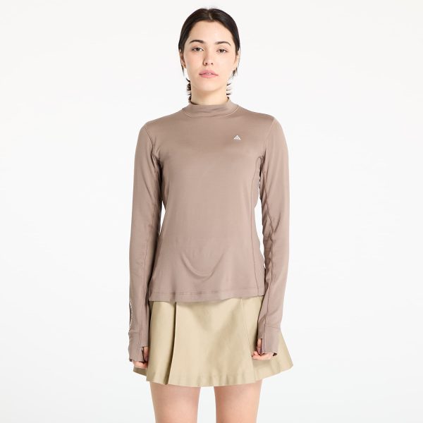 Tank top Nike ACG "Goat Rocks" Women's Dri-FIT ADV Long-Sleeve Top Mink Brown/ Summit White XS
