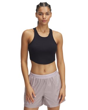 Tank top Under Armour Rival Rib Tank Black/ White M