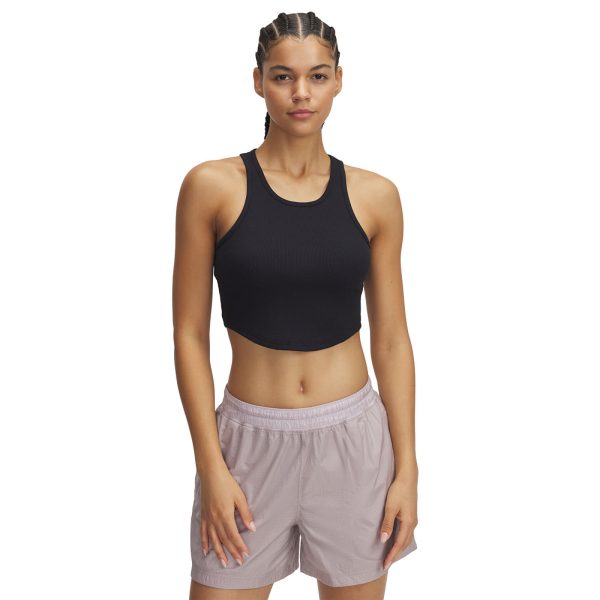Tank top Under Armour Rival Rib Tank Black/ White M