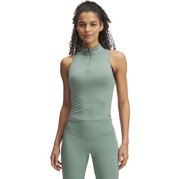 Tank top Under Armour Vanish Elite Vent Tank Silica Green/ Iridescent XS