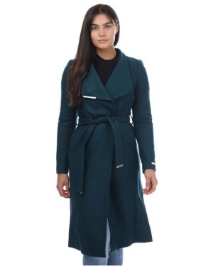 Ted Baker Rose Wool Wrap Coat - Green