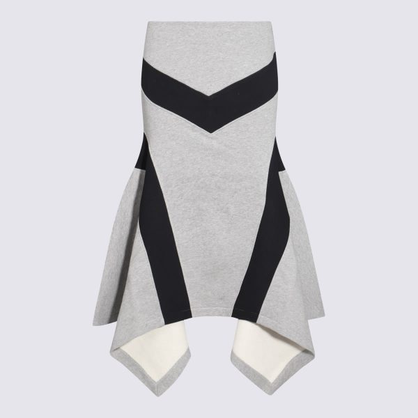 The Attico Asymmetrical Long Skirt