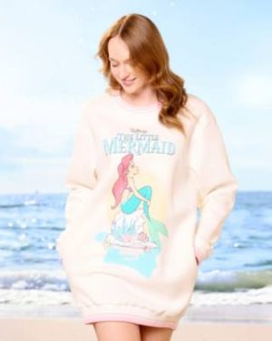 The Little Mermaid Sweatshirt Dress For Adults, Size: XL - From Disney Store
