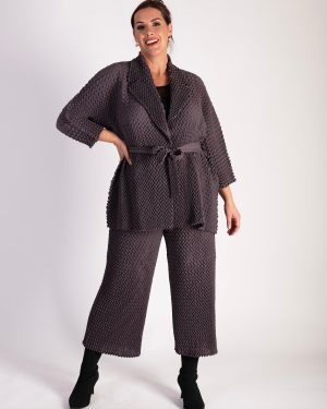 The Regent Grey Pleated Trousers