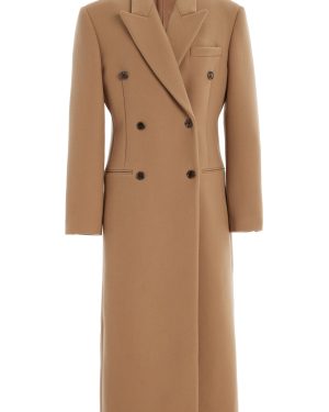 The Row - Duras Double-Breasted Wool Coat - Neutral - US 0 - Moda Operandi