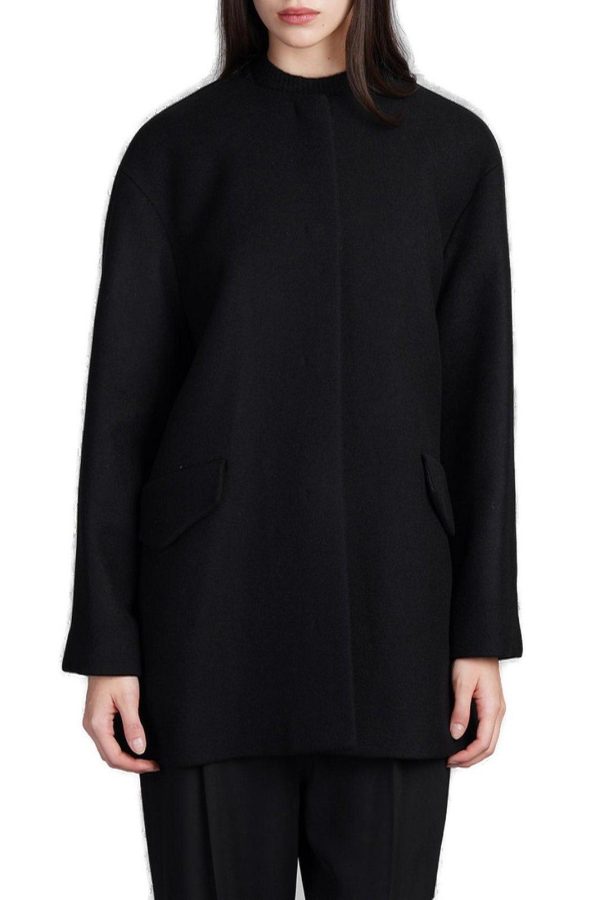 Theory Cape Back Melton Coat
