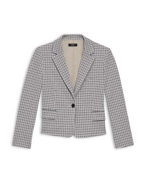 Theory Houndstooth Blazer