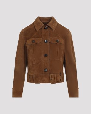 Tom Ford Cropped Leather Jacket