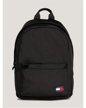 Tommy Jeans Essential Dome Flag Backpack - Black