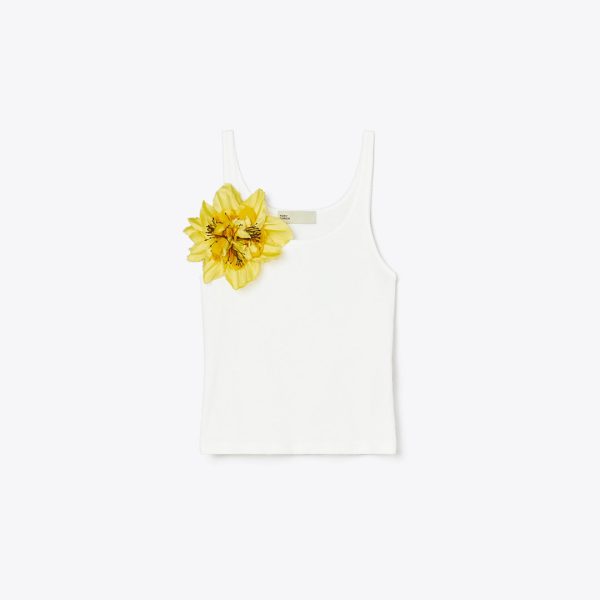 Tory Burch Ribbed Tank Top