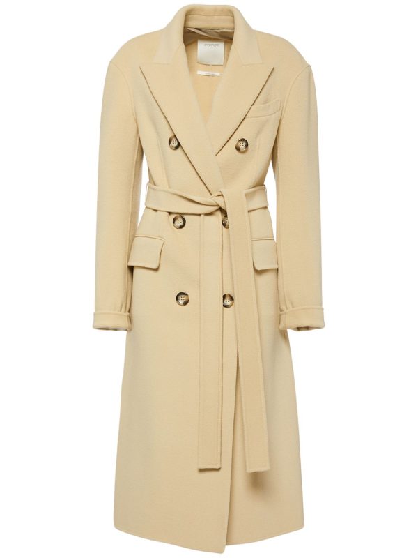 Tresa Double Breasted Wool Coat