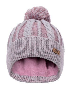 Trespass Womens/Ladies Elle Leather Badge Beanie
