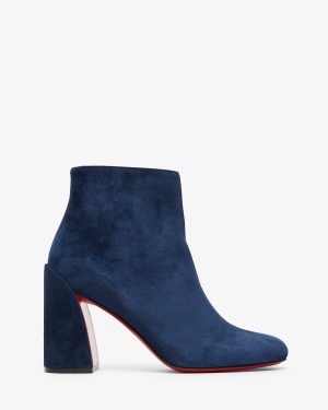 Turela dark blue suede boots