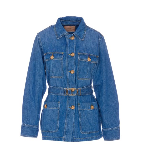 TwinSet Denim Shirt Jacket