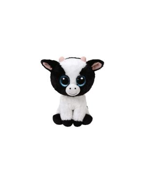 Ty Beanie Boo's 36841 Glitter Eye Pink Cow Butter Dish, 6-Inch, Black/White