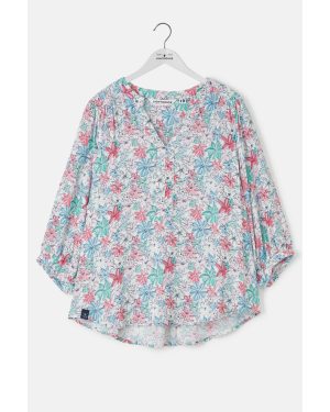 (UK 18, Pastel Floral) Lola Womens Blouse