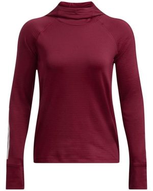 Under Armour Armour Ua Le Cw Balaclava Hoodie Hoody Womens - Red