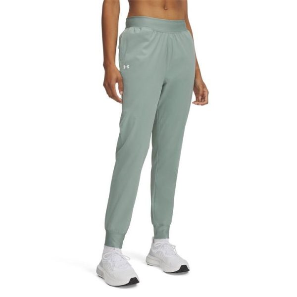 Under Armour High Rise Woven Tracksuit Bottoms Womens - Green