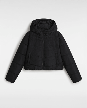 Vans - MTE Foundry Crop Puff Hood Jacket, Woman, Black, Size: XL
