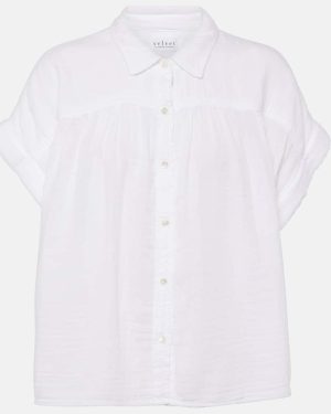 Velvet Julieta cotton blouse