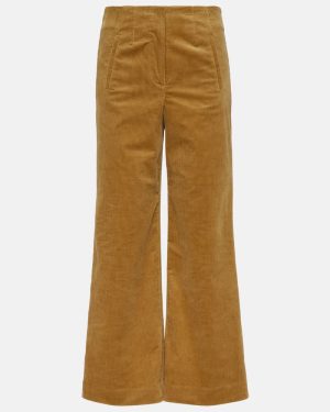 Veronica Beard Dova cropped corduroy pants