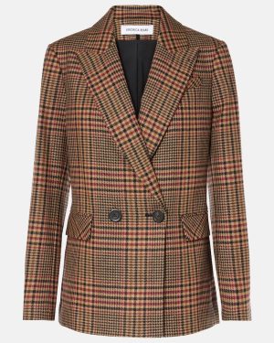 Veronica Beard Sevyn plaid virgin wool blazer
