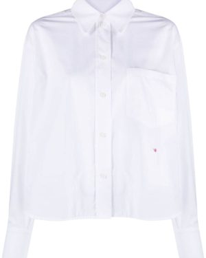 Victoria Beckham Cotton Cropped Shirt