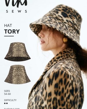 Vikisews Paper Sewing Pattern Tori Hat