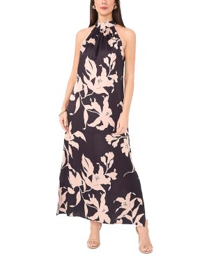 Vince Camuto High Halter Neck Maxi Dress