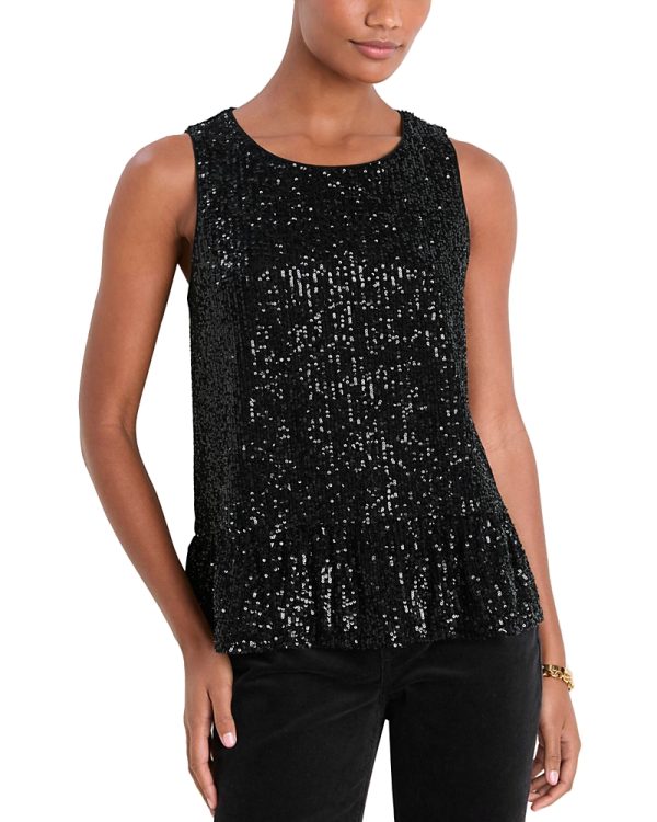 Vineyard Vines Sequin Peplum Top