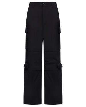 WOMEN`S CARGO PANTS REGULAR FIT IN BLACK - Balenciaga - Woman