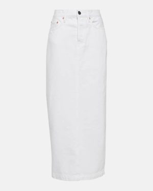 Wardrobe.NYC Cotton denim maxi skirt
