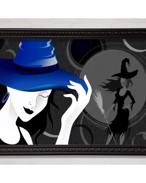 Woman In The Blue Hat - Print