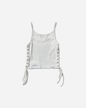 Women s Bad as Mama Short Camisole White