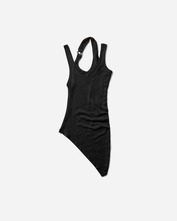 Women s Piercing Tank Top Black